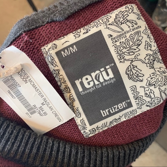 McMaster University | Maroon & Grey Sweater - Picture 9 of 9